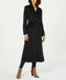 Forecaster Notched-Collar Maxi Walker Coat Black Size 6
